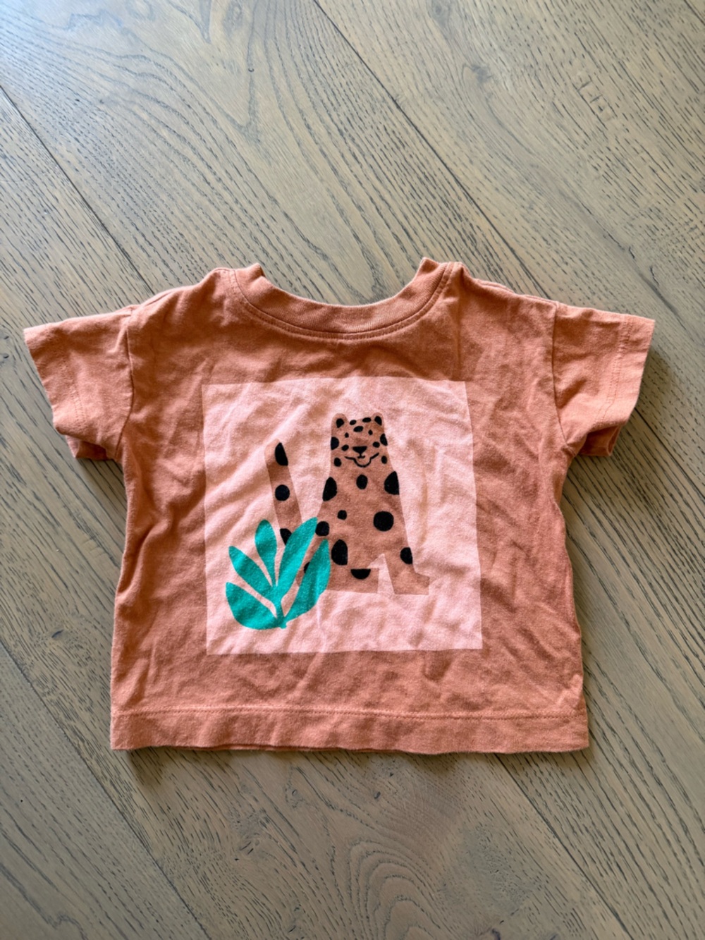 Hanna Andersson Leopard Graphic Tee, 3-6 Months
